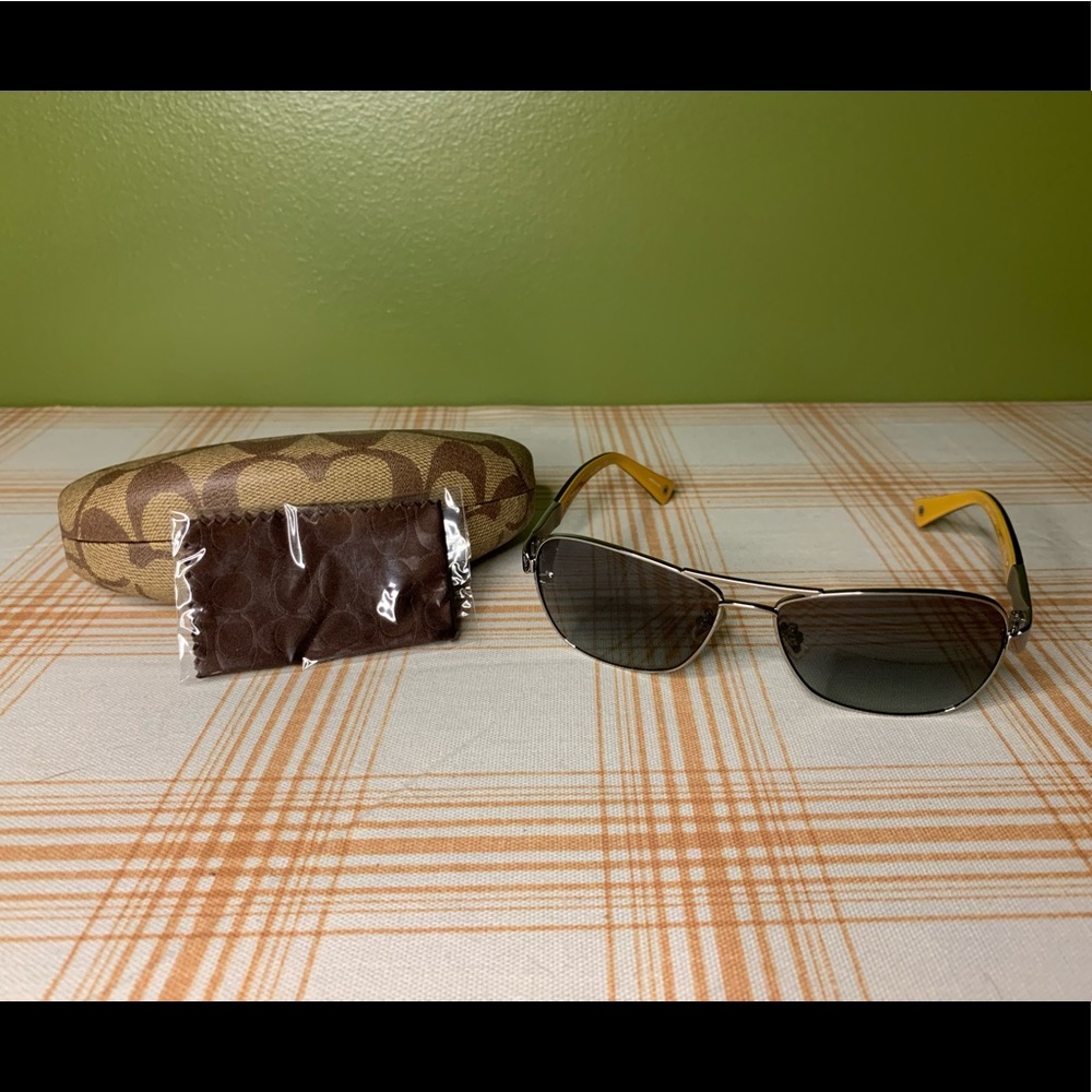 Coach Tortoise Shell Sunglasses